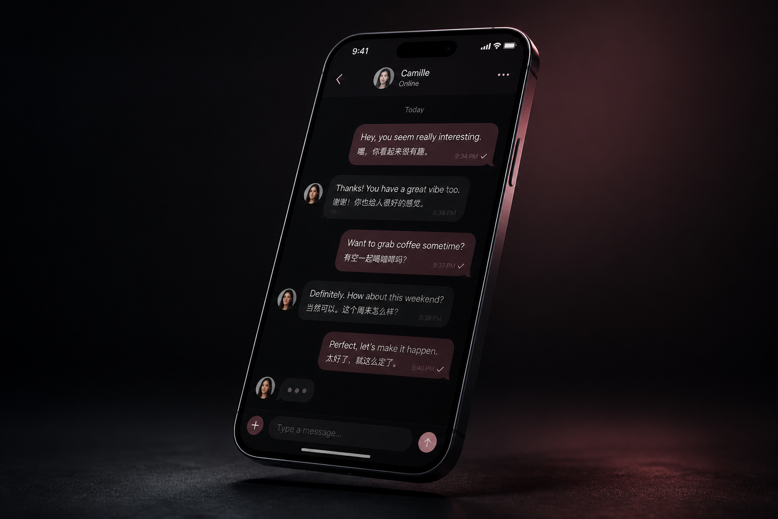 Chat that becomes a date